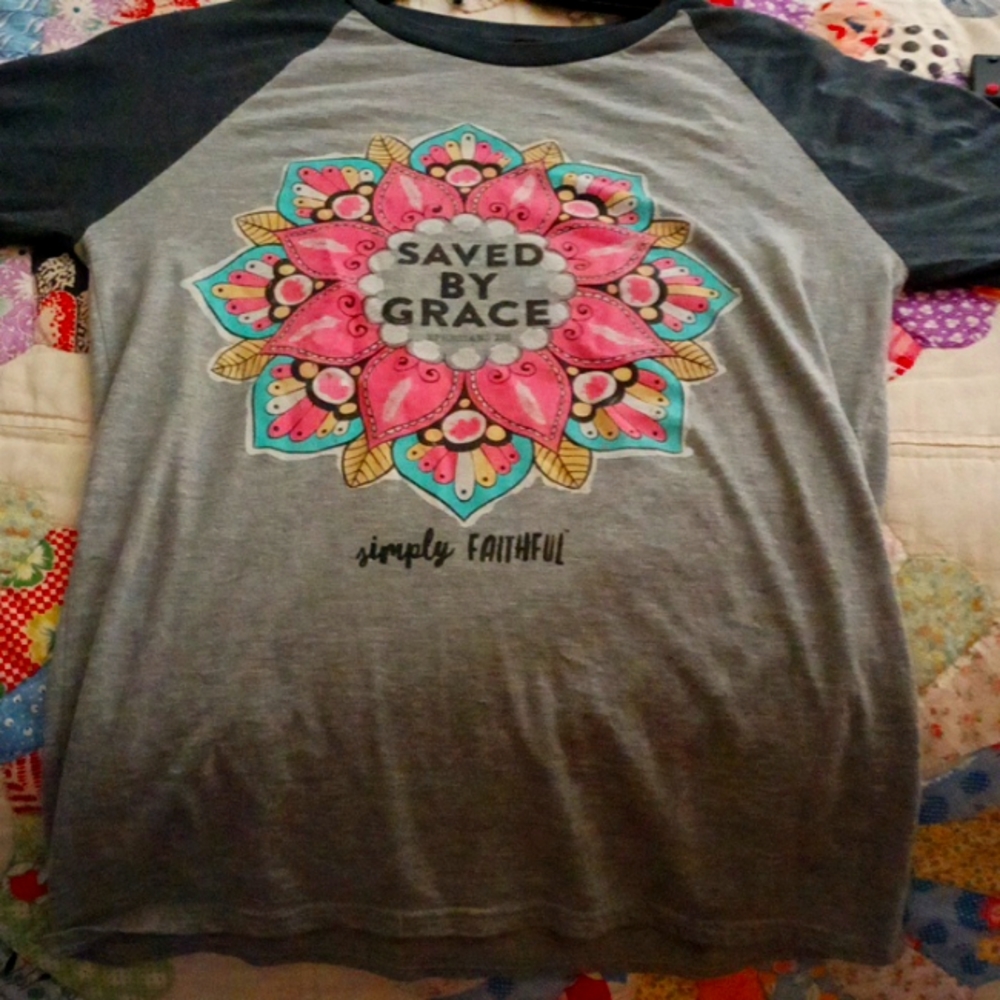 Simply Faithful 3 qtr length T-shirt